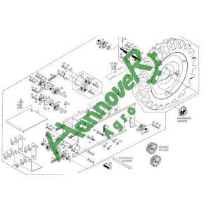 Позиція 39,2 Колесо зубчасте Z = 31 AC834770 АС834770, Kverneland , Квернеланд